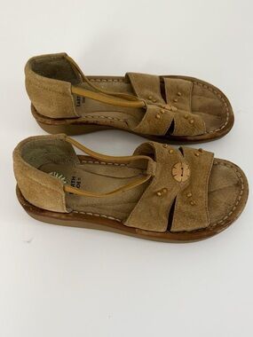 Leather Sandals Earth Shoe Gelron 2000